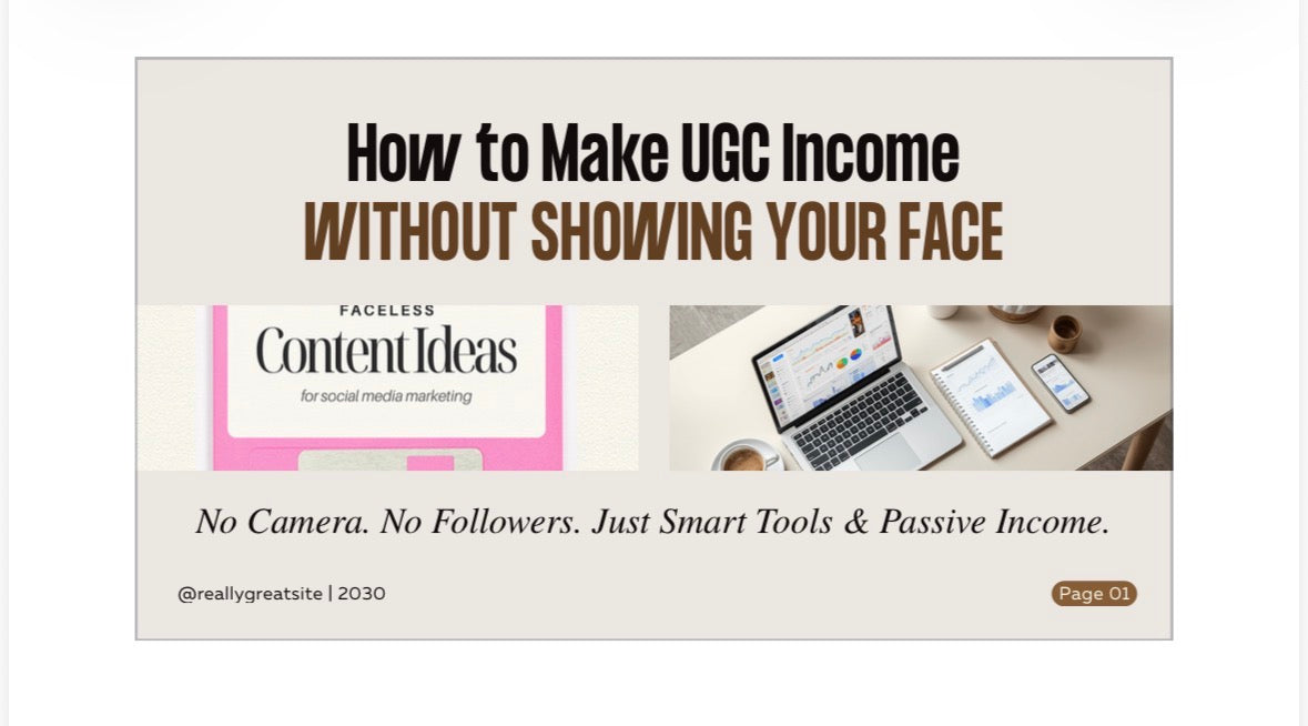 UGC Side Hustle Guide PDF